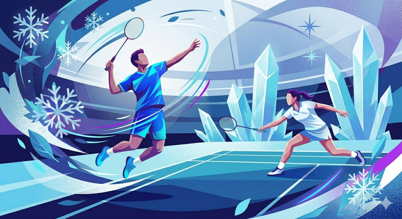 Affiche Stage d'Hiver Badminton