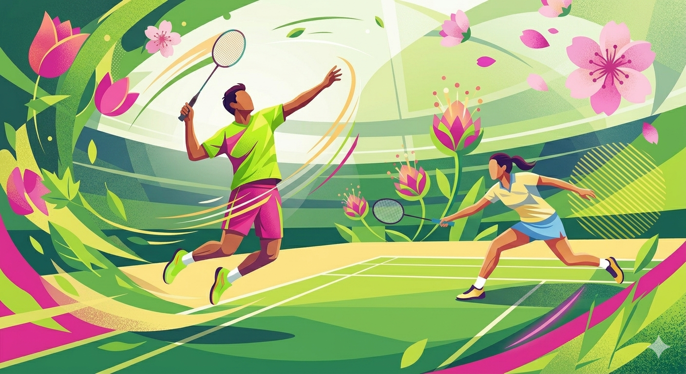 Affiche Stage de Printemps Badminton